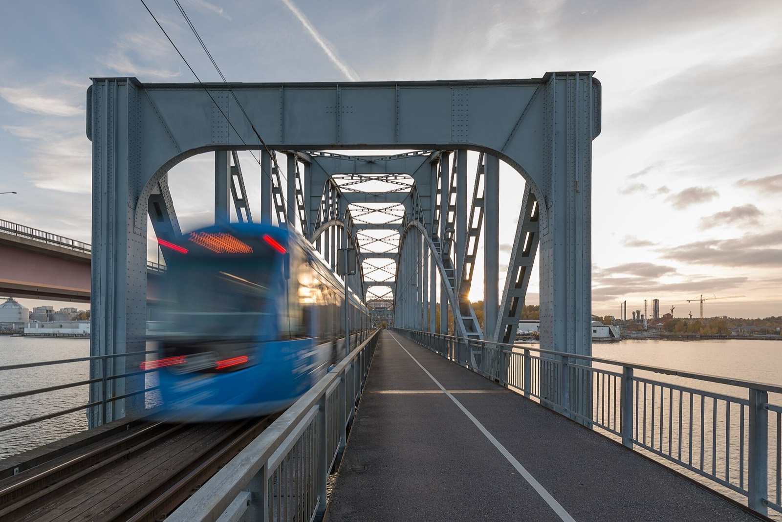 Lidingöbron mot Lidingö